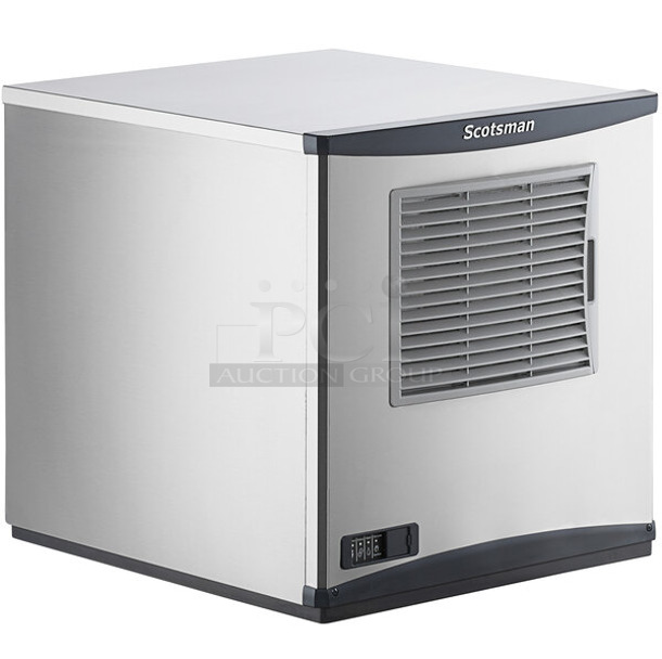 BRAND NEW SCRATCH AND DENT! 2023 Scotsman NS0622A-1B Prodigy Plus Series 22" Stainless Steel Commercial Nugget Ice Machine. 643 lb. 115 Volts, 1 Phase.  - Image 1 of 6