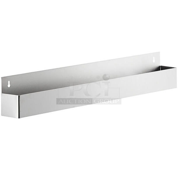 BRAND NEW SCRATCH AND DENT! Steelton 712B5536 Stainless Steel Single Tier Speed Rail - 36" - Image 1 of 3