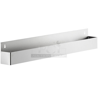 BRAND NEW SCRATCH AND DENT! Steelton 712B5536 Stainless Steel Single Tier Speed Rail - 36"