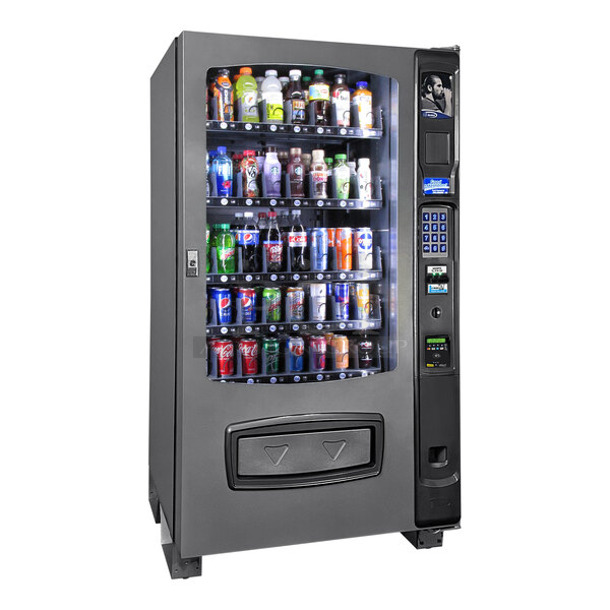 BRAND NEW SCRATCH AND DENT! Seaga Envision ENV5B Metal Commercial 40-Item Refrigerated Vending Machine / Beverage Merchandiser. 115 Volts, 1 Phase. Tested and Working! - Image 1 of 12