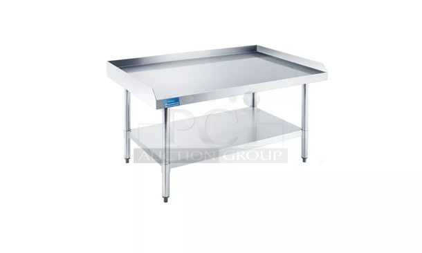 BRAND NEW SCRATCH AND DENT! AmGood 3048 Stainless Steel Equipment Stand. May Be Missing Pieces.  - Image 1 of 3