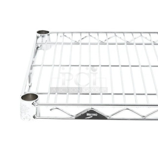 BRAND NEW SCRATCH AND DENT! Box of 4 Metro 1448NC Super Erecta Chrome Wire Shelf - 14" x 48"