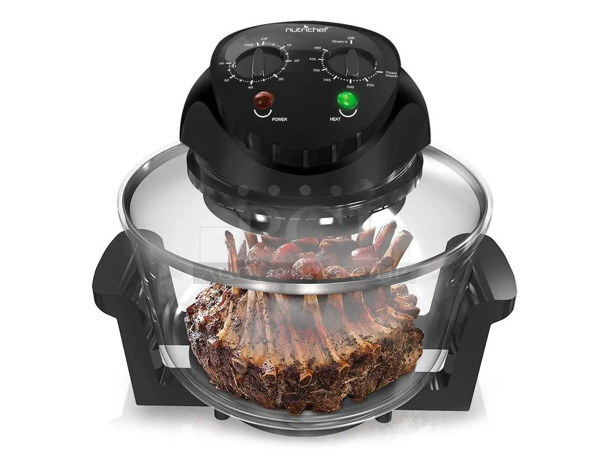 2 BRAND NEW IN BOX! Nutrichef PKCOV45 Convection Oven Cooker. 2 Times Your Bid!  - Image 1 of 8