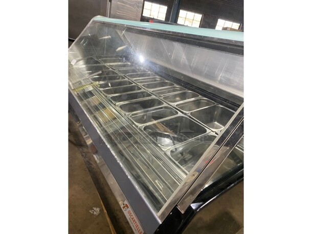 Oscartielle Gelato Display Dipping Cabinet! Twenty Tray! Full Glass Display! Working When Removed! - Image 9 of 11