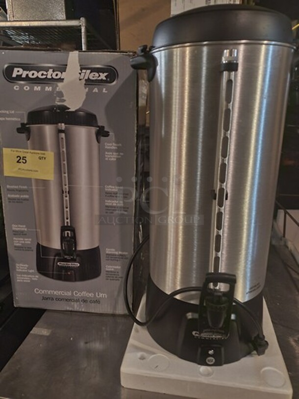 Proctor Silex Commercial Coffee Urn|Brand New Open Box! - Image 3 of 4