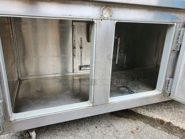 KAIRAK Three Door Prep Table|115V|on casters! - Image 5 of 5