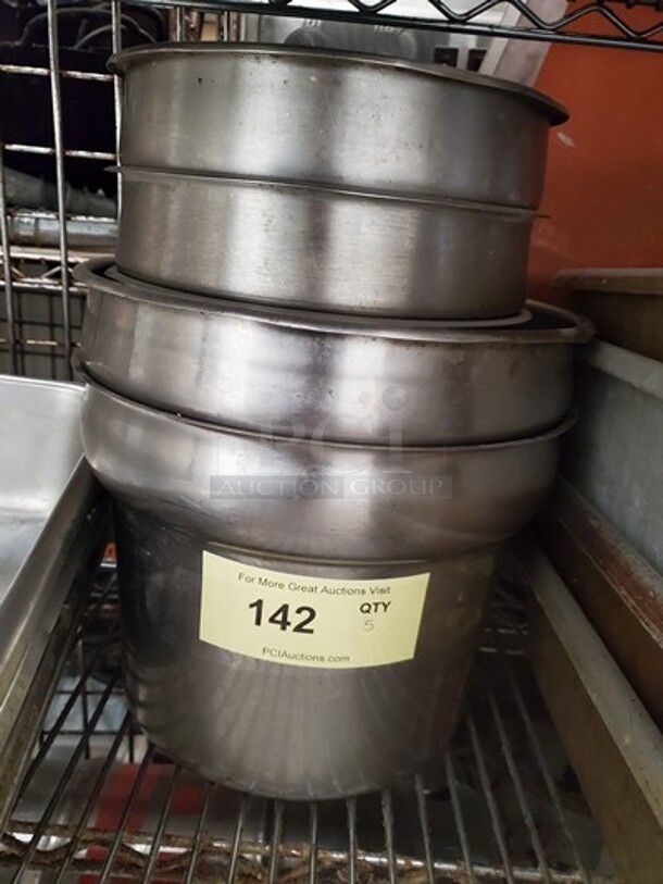 Stainless Steel Round Food Pan  - Image 1 of 2