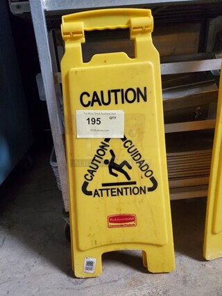 "CAUTION" Sign 
