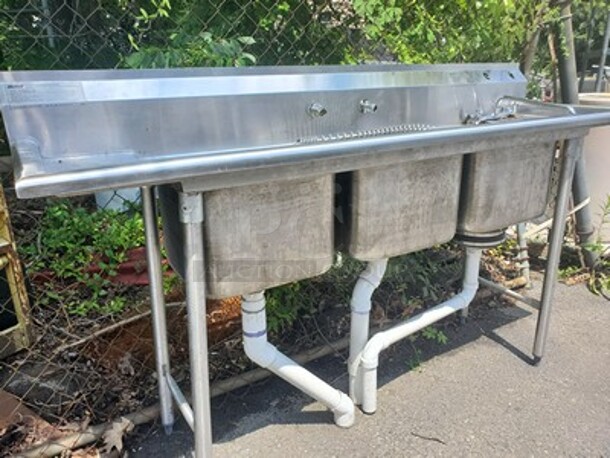 Stainless Steel Compartment Sink 