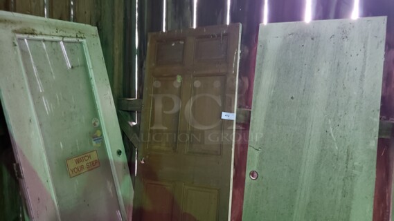 Lot of 3 Miscellaneous Doors

(Location 3)