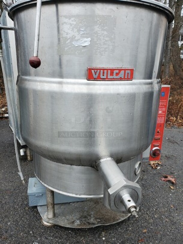 VULCAN HART VEL-60 ELECTRIC 3PH 480VOLTS STEAM KETTLE  - Image 3 of 10