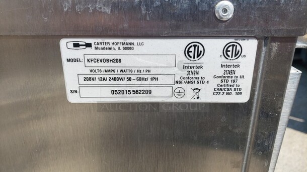 Carter-Hoffmann Heated Pass-Through Countertop Warmer! - Image 3 of 9