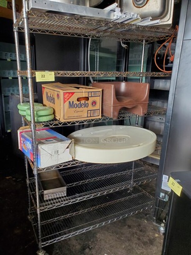 Storage Rack on casters (content not included) 40WX18DX76H - Image 3 of 3