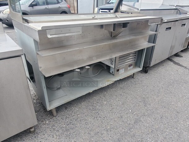 Duke SWD600 60" Sandwich/Salad Prep Table Subway Prep 120V Working!  - Image 3 of 6