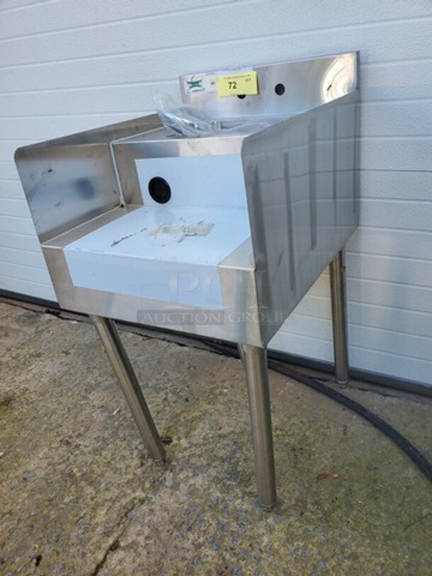 Brand New! Stainless Steel Blender Station with Dump Sink. 18"X23"X32" - Image 3 of 5