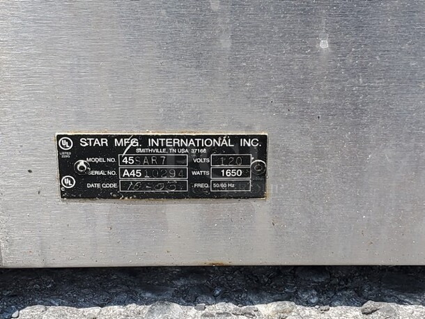 STAR GRILL MAX PRO 45SAR7 Hot Dog Roller Grill - Image 7 of 7