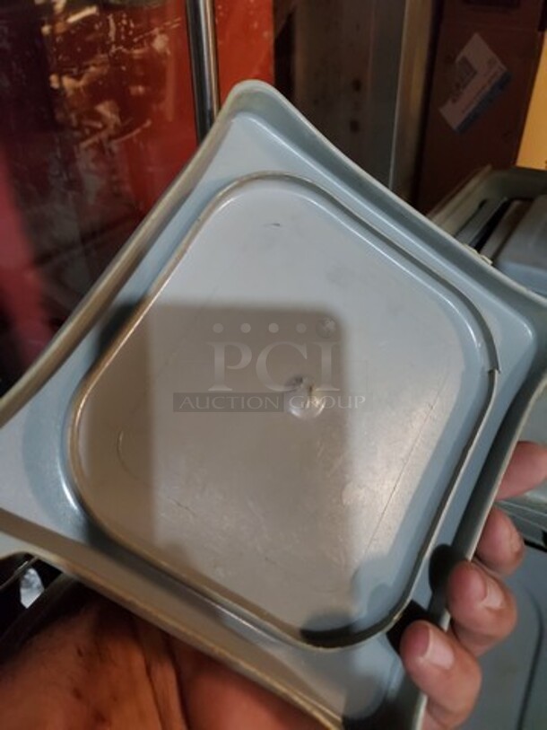 Lot of 10 Rubbermaid Plastic Lids
7 x 6½ - Image 2 of 2