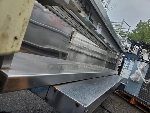 Over Head for Steam Table or Work Table w/ 2 Heat Lamps and a Light - Image 3 of 5