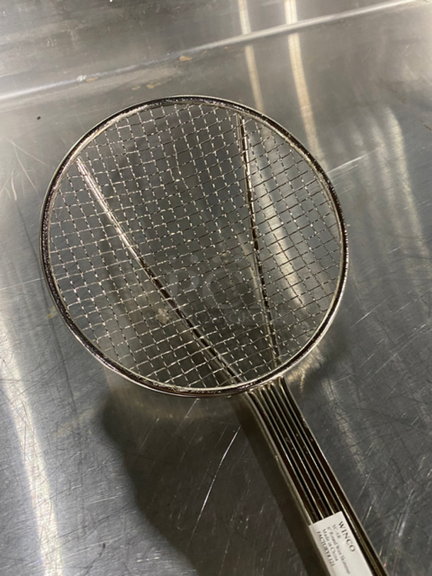 NEW! Winco 6" Round Metal Wire Skimmer! 4x Your Bid! - Image 3 of 4