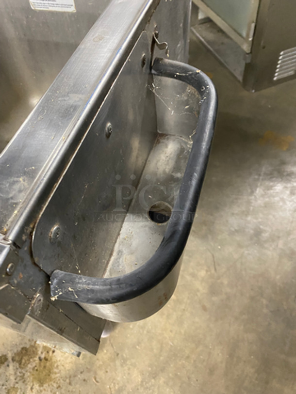 Commercial Under The Counter Hand Sink! With Back Splash! All Stainless Steel! On Legs! - Image 6 of 7