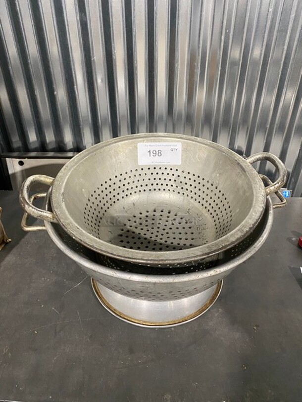 Heavy-Duty Stainless-Steel Colander/Strainer! - Image 1 of 5