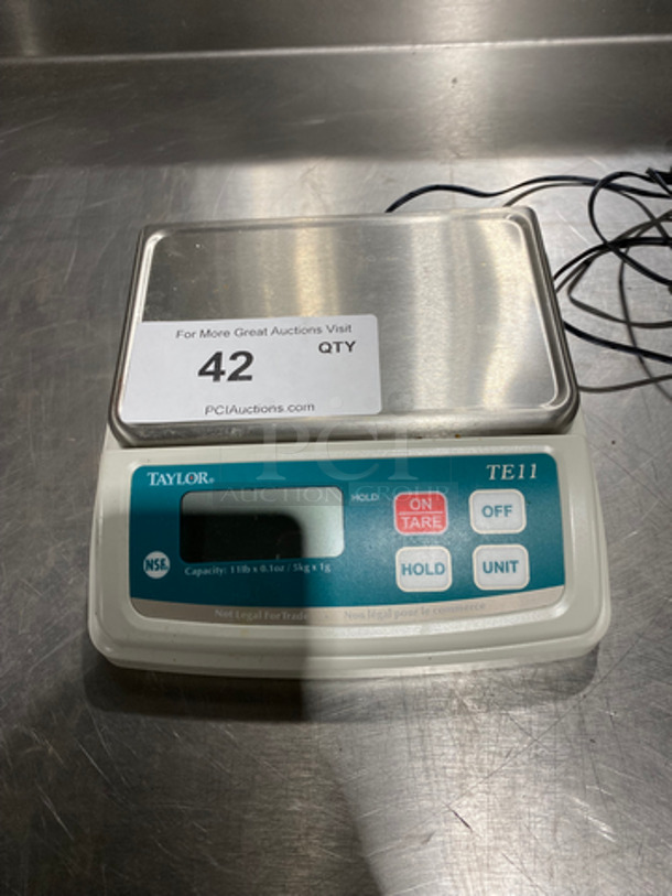 Taylor Countertop Food Portioning Scale! Model: TE11