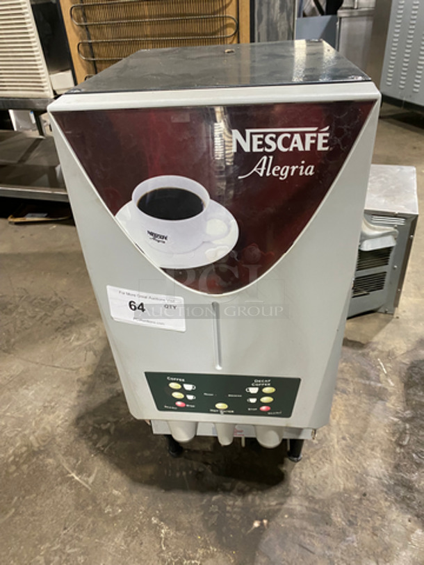 Nescafe Commercial Countertop Hot Beverage Dispenser Machine! Model: VCAFE SN: 1101036 110/230V 60HZ 1 Phase