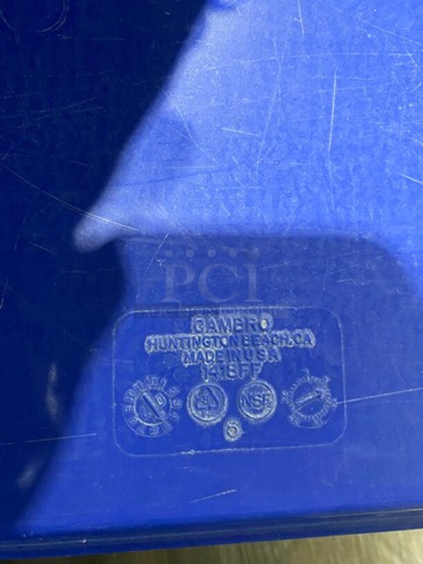 Cambro Blue Poly Food Serving Trays! 13x Your Bid! - Image 7 of 7
