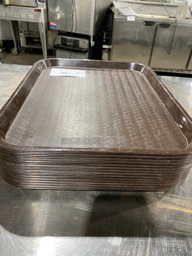 Carlisle Brown Poly Food Serving Trays! 14x Your Bid! - Image 2 of 5