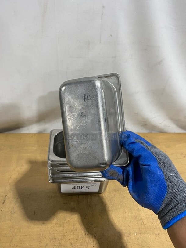Commercial Stainless Steel Steam Table/Hotel Pans! 5X Your Bid! - Image 5 of 8