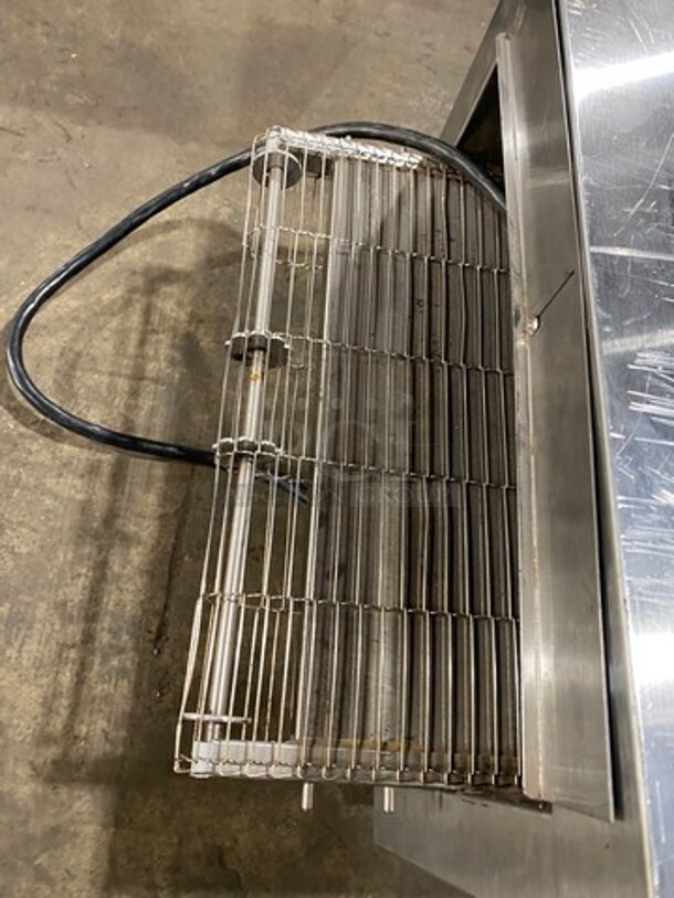 Belleco Commercial Countertop Electric Powered Conveyor Toaster! All Stainless Steel! WORKING WHEN REMOVED! Model: JB3H SN: 14093507301 208V 60HZ 1 Phase - Image 6 of 9