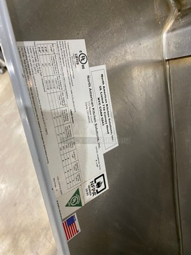 NAKS ALL STAINLESS STEEL COMMERCIAL Exhaust Hood Without Exhaust Damper! LBOX SERIES - Image 6 of 8