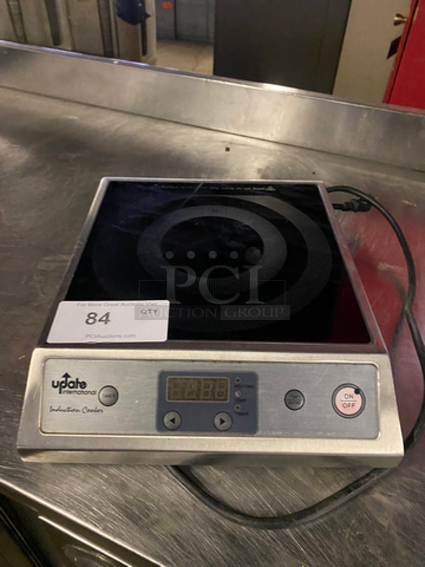 Update Commercial Countertop Electric Powered Single Burner Induction Range! 12.5x15! 120V 60HZ