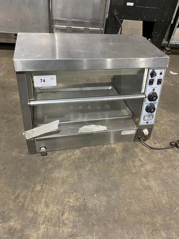 Commercial Countertop Heated Food Display Case! Front And Back Access Doors! Stainless Steel Body! Model: WKT800 SN: 061815 220V 60HZ