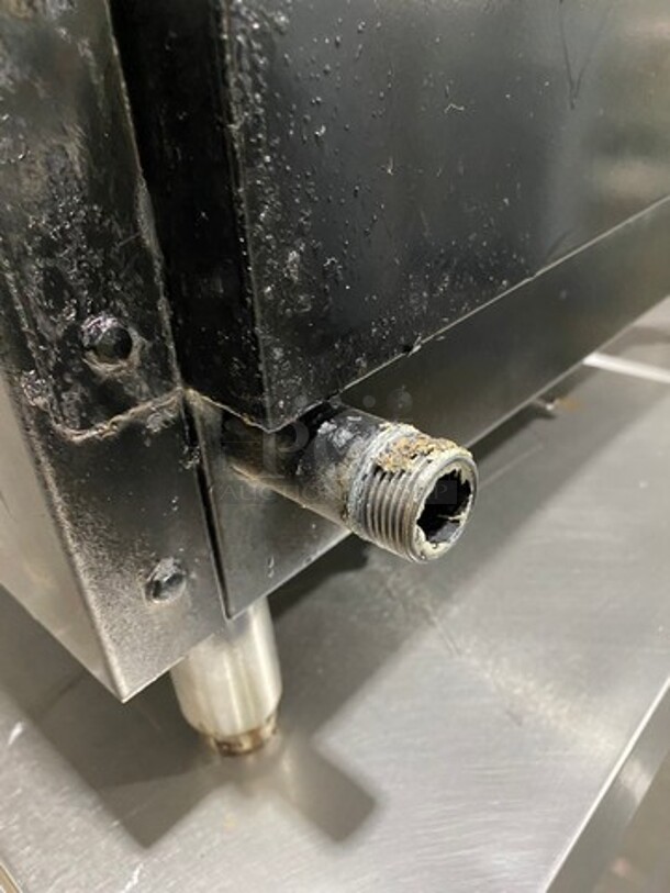 Wow! Star Pro Max Commercial Countertop Natural Gas Powered Flat Top Griddle! With Back And Side Splashes! All Stainless Steel! On Small Legs! Working When Removed!  - Image 7 of 7