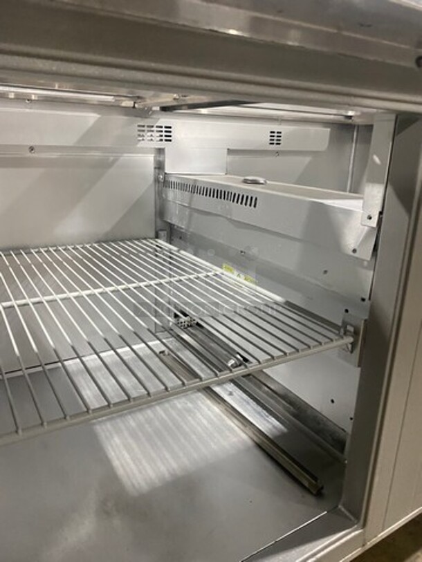 RANDELL 2 Door Refrigerator Sandwich/Salad Prep Cooler! Stainless Steel! On Casters! Model 9040K-513 Serial W1718445-1 115V/60Hz/1 Phase  - Image 5 of 8