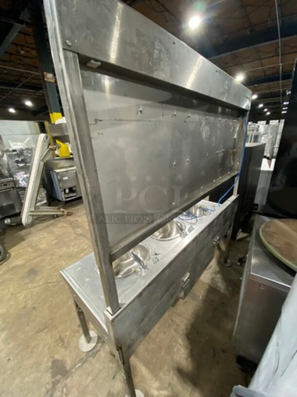 WOW! Commercial 3 Bay Sink Wash Station! Solid Stainless Steel! On Legs! - Image 4 of 11