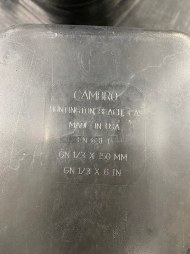 Cambro Assorted Size Clear Food Containers! 10x Your Bid! - Image 5 of 7