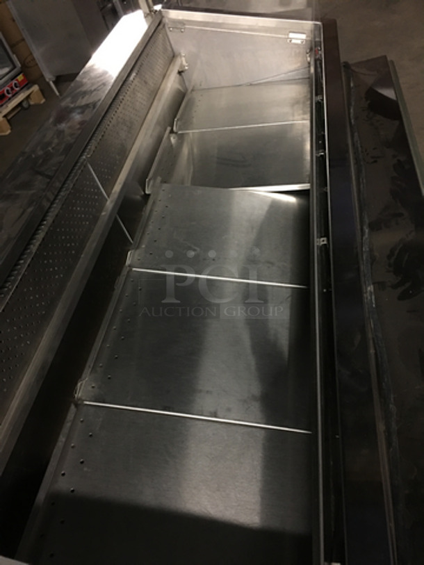 AN AMAZING FIND! Traulsen Commercial Open Grab-N-Go Seafood Display Case! With Side Splashes! All Stainless Steel! On Casters! Model: TD078HTZSC01 SN: T176629A12 115V 60HZ 1 Phase - Image 7 of 8