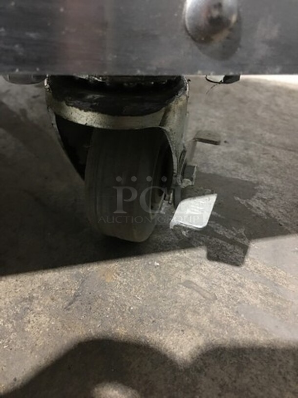 NICE! RARE FIND! NEW!  Automated Equipment Commercial Frozen Fry Dispenser! Stainless Steel! On Casters! Model: 200FX SN: 20FR1608B00685 120V - Image 12 of 12