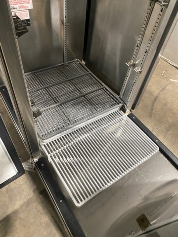 Glastender 2 Door Bar Back Cooler! With Poly Coated Racks! All Stainless Steel! On Legs! Model: NPT52L6SNH(LL/RR) SN: 134125922N 115V 60HZ 1 Phase - Image 6 of 8