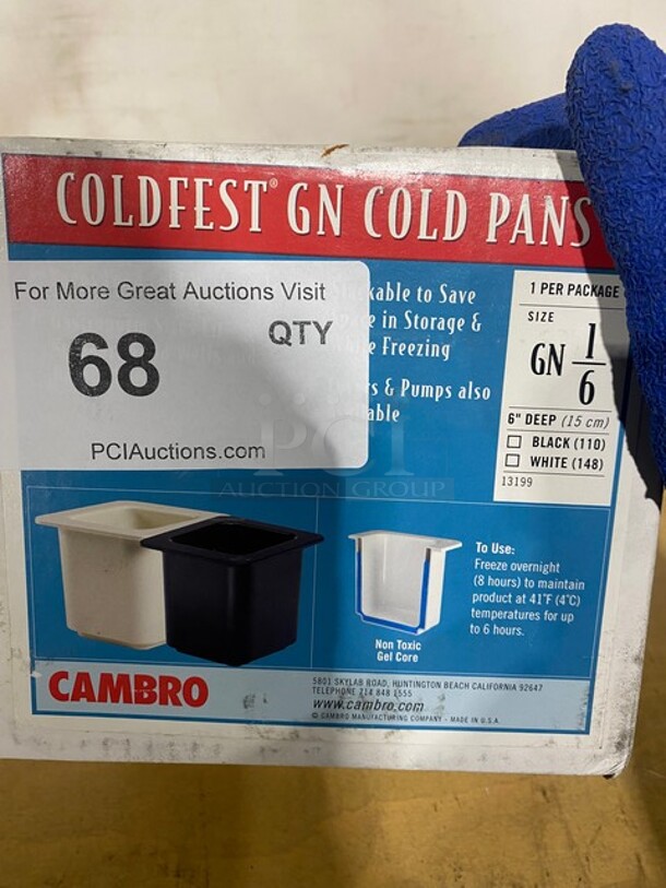 NEW IN BOX! Cambro Coldfest Cold Pans! 6" Deep! - Image 3 of 9