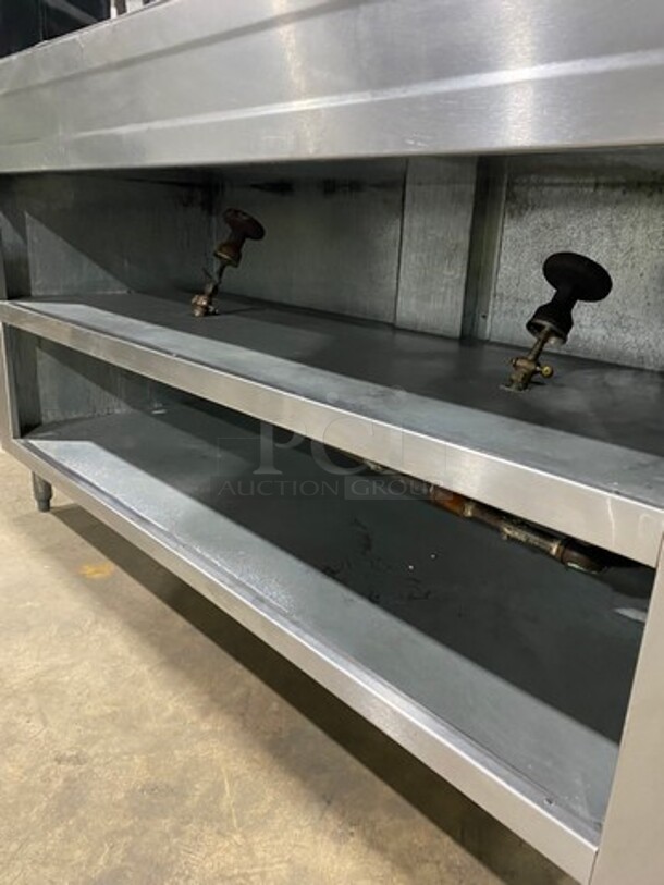 Commercial Gas Powered 4 Well Steam Table! With Storage Space Underneath! Solid Stainless Steel! On Legs! - Image 7 of 9