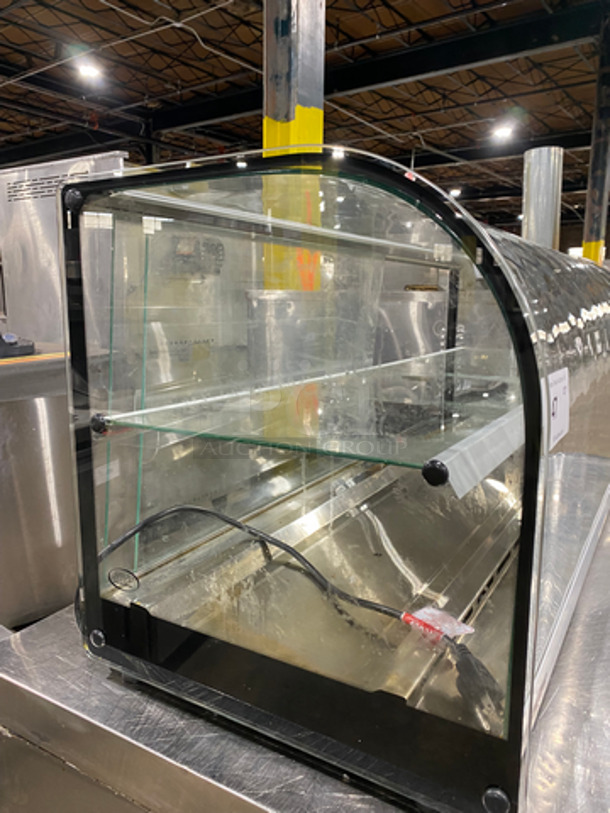 SWEET! LATE MODEL! 2020 Skyfood Commercial Full-Service Countertop Heated Display Case! Glass All Around! With Curved Front Glass! With Back Access Doors! Model: FWDC2438 SN: 745794 120V 60HZ 1 Phase - Image 2 of 7