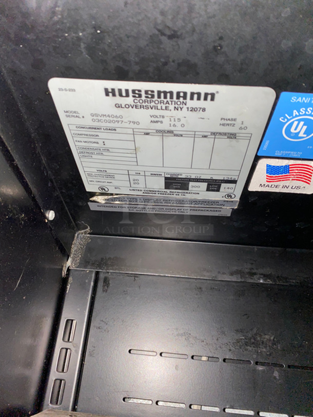 Hussmann Commercial Refrigerated Open Grab-N-Go Display Case! All Stainless Steel Body! Model: GSVM4060 SN: 03C02097790 115V 60HZ 1 Phase - Image 6 of 7