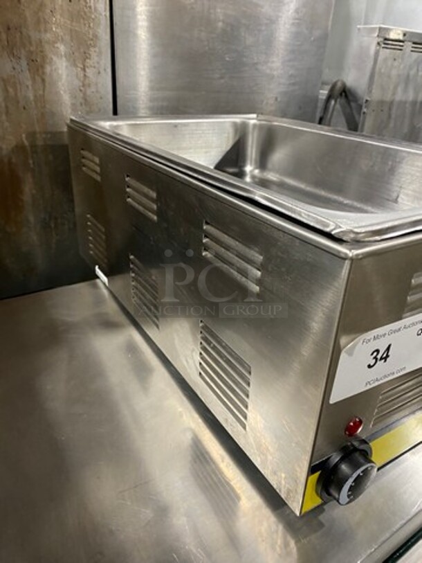 Adcraft Commercial Countertop Single Well Food Warmer! All Stainless Steel! Model: FW1200WF 120V 60HZ 1 Phase - Image 3 of 8