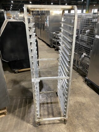 Metal Commercial Pan Transport Rack! On Casters!