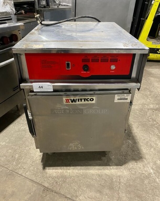 Wittco Commercial Electric Powered Under The Counter COOK-N-HOLD Oven! All Stainless Steel! On Casters! Model: 7502E1ZN SN: 724945UAM 208/204V 60HZ 1 Phase