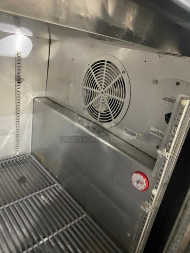 TRUE All Stainless Steel Pizza Prep Table! 2 Door Refrigerator! On Casters! Model TPP-67 Serial 8908444 115V/60Hz/1 Phase - Image 6 of 10