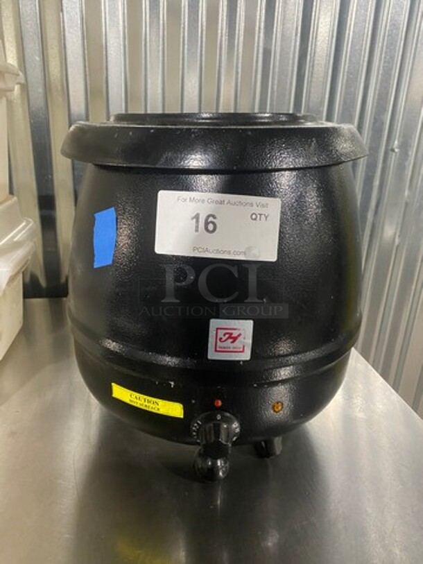 Thunder Group Commercial Countertop Food Warmer Soup Kettle! MODEL SEJ30000C SN:99170019 120V - Image 1 of 7
